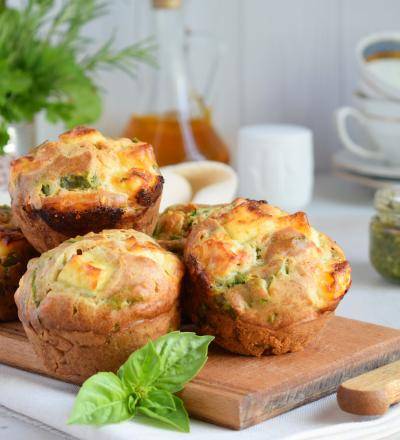 Pikante Spinatmuffins