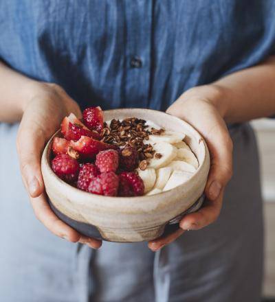 Joghurt Topfen Frühstücks-Bowl