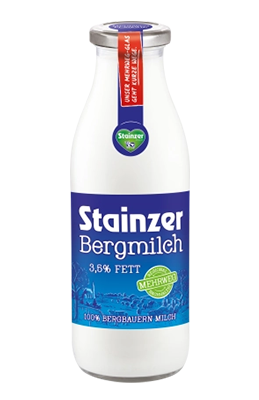 Stainzer Bergmilch 3,5% Fett 1L