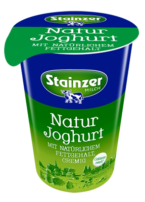 Stainzer Naturjoghurt gerührt mit natürlichem Fettgehalt 250g