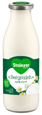 Stainzer Bergmilch 1L Mehrwegflasche